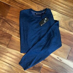 NWT Travis Mathew Navy Blue Crewneck Sweater